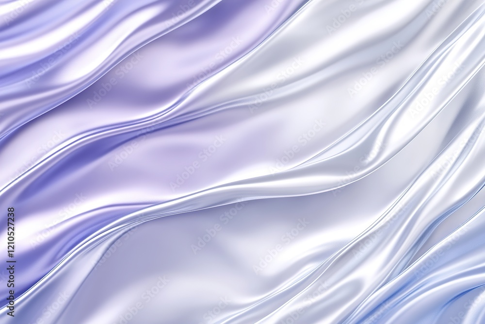 Aufkleber a smooth liquid metal backdrop features flowing textures and soft reflections in silver, blue, and l
