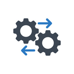 System Process Flow Icon