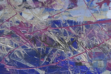 Abstract background with grunge texture, acrylic painting 