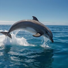 Fototapeta premium dolphin in the water