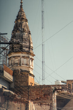Temple tower in Rawalpindi, Pakistan