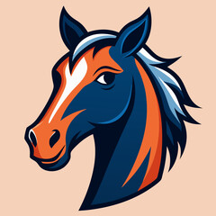 horse head vector