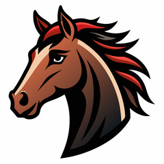 horse head vector
