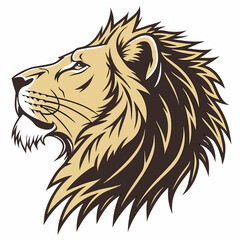 lion head vector