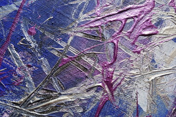 Abstract background with grunge texture, acrylic painting 