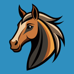 horse head vector