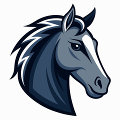 horse head vector