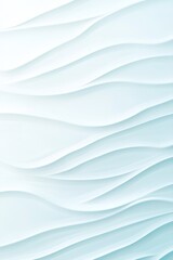 Fototapeta premium An abstract Nordic-inspired background showcases soft ripple patterns in light blue over a white surface, creating a calming and organic feel, ideal for text overlays and presentations