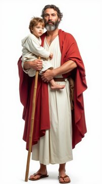 Saint Christopher of Lycia in Cinematic Style