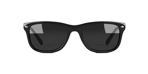 Isolated Black Sunglasses with Lines