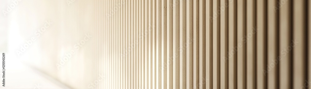Poster this nordic-style backdrop showcases smooth walls with vertical grooves in soft beige. the clean neu