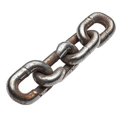 Obraz premium Close-up of a Rusty Metal Chain Links