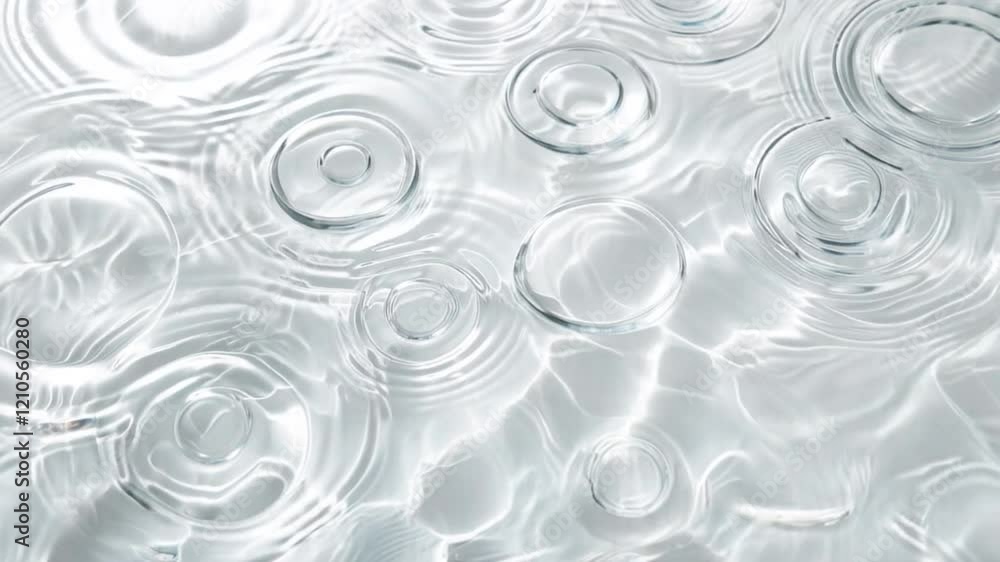 Fototapete soft water ripples with sunlight reflections creating a calm abstract pattern