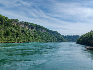 Niagara river view from the Glen trail