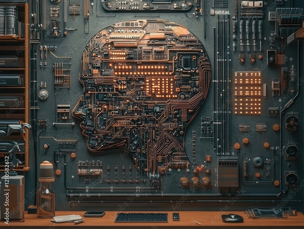 Poster insights into artificial general intelligence applications future prospects in high-tech labs