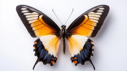 Obraz premium Butterfly Isolated on White Background. Generative AI