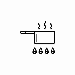 cooking stove icon sign vector
