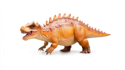 Thescelosaurus model isolated on a white background. Generative AI