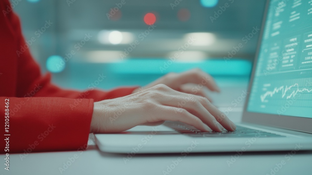Aufkleber Modern Digital Governance Aesthetics of Technology in Indian Public Sector - Textured Interface and Workflow Efficiency in E-Documentation and Secure Data Management