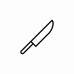 kitchen knife icon sign vector