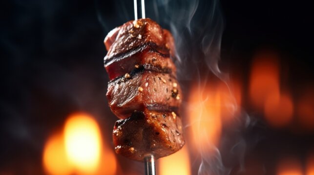 Grilled Meat Skewer