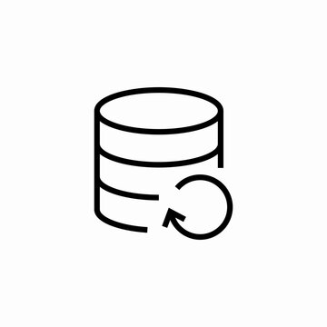recommend clip art: database reload icon sign vector