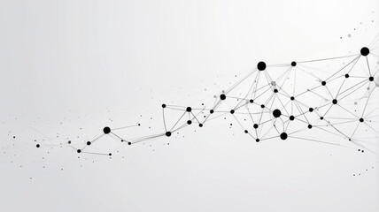 Digital Information Technology Network Background, Abstract dot point connect with gradient line Digital Networking conceptual network networking concept internet business technology communication