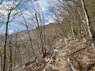 Premuzic hiking trail or Premuzic Trail - Velebit Nature Park, Croatia or Premuzic-Wanderweg or Premuzic's Trail (Pješački planinarski put Premužićeva staza - Park prirode Velebit, Hrvatska)