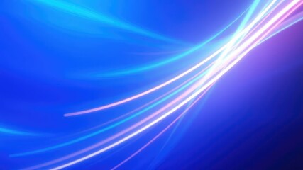 Fototapeta premium Abstract blue light background with vibrant, glowing streaks and waves, background, blue, futuristic