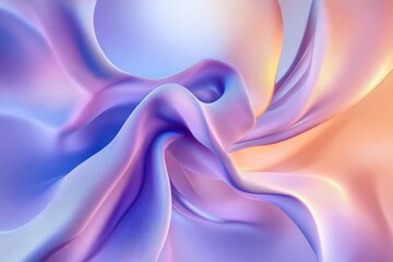 Obraz premium Abstract Pastel Swirling Fabric Texture Design