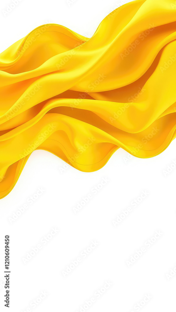Poster abstract yellow fabric with dynamic swoosh and curve pattern, pattern, yellow, dynamic, curve, backg