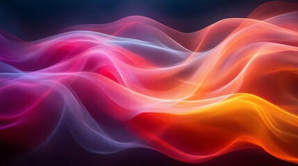 Fototapeta premium Abstract Colorful Waves Flowing Dynamically