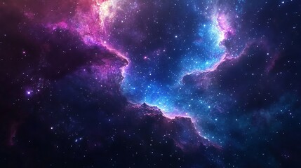 Fototapeta premium galaxy, cityscape background, stars above skyscrapers, modern and cosmic blend.