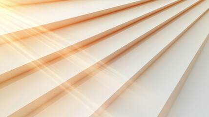 Obraz premium Warm sunburst gradient with soft radial light effect on abstract geometric pattern