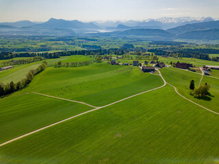 Ruswil's Scenic Green Fields