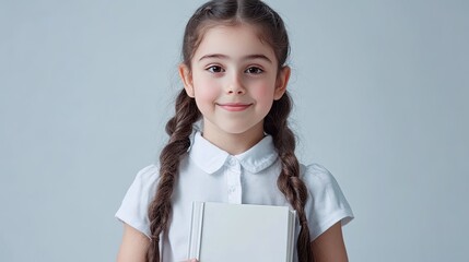 Pretty female model close-up studio lighting
