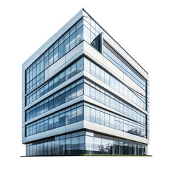 Fototapeta premium Modern Office Building with Glass Facade