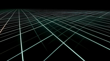 Stunning abstract image of a glowing grid pattern, perfect for tech, futuristic, or networkrelated projects.  The subtly undulating lines create a sense of depth and movement.