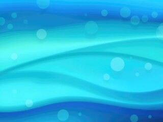 Obraz premium Abstract background with bubble pattern in various shades of blue and green, artistic, background