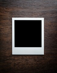 Blank Polaroid photo.