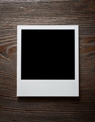 Blank Polaroid photo.