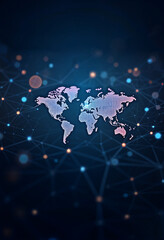 Digital network connecting globally