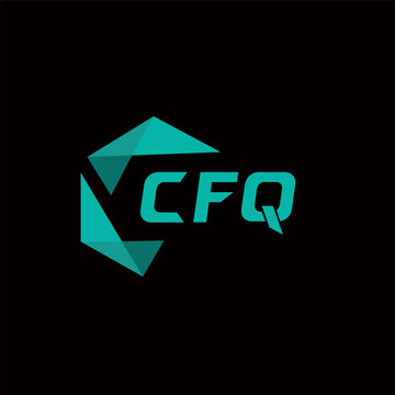 CFQ creative minimalist letter logo. CFQ unique vector initials alphabet letter logo design