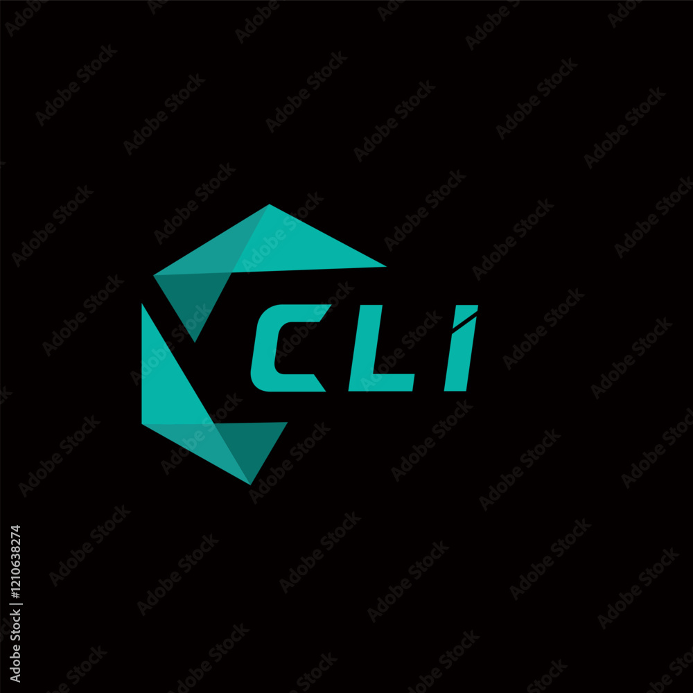 Fototapete CLI creative minimalist letter logo. CLI unique vector initials alphabet letter logo designCLI creative minimalist letter logo. CLI unique vector initials alphabet letter logo design