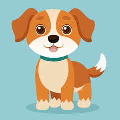 puppy dog pet cartoon vector design