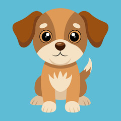 puppy dog pet cartoon vector design