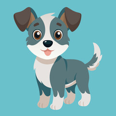 puppy dog pet cartoon vector design