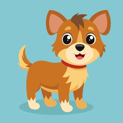 puppy dog pet cartoon vector design