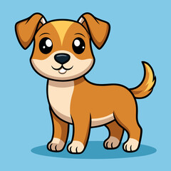 puppy dog pet cartoon vector design