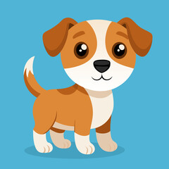 puppy dog pet cartoon vector design